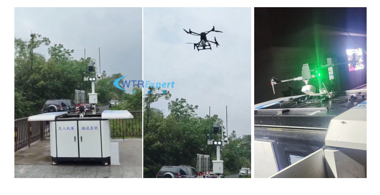 On-site case of UAV flow measurement system.png