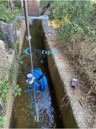 The flow rate of the irrigation area is determined to be .png on site